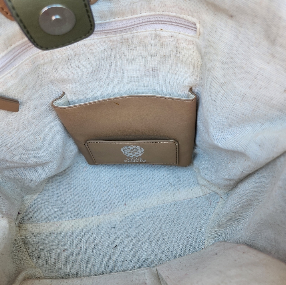 Vince Camuto Green Print Purse - Picture 8 of 9